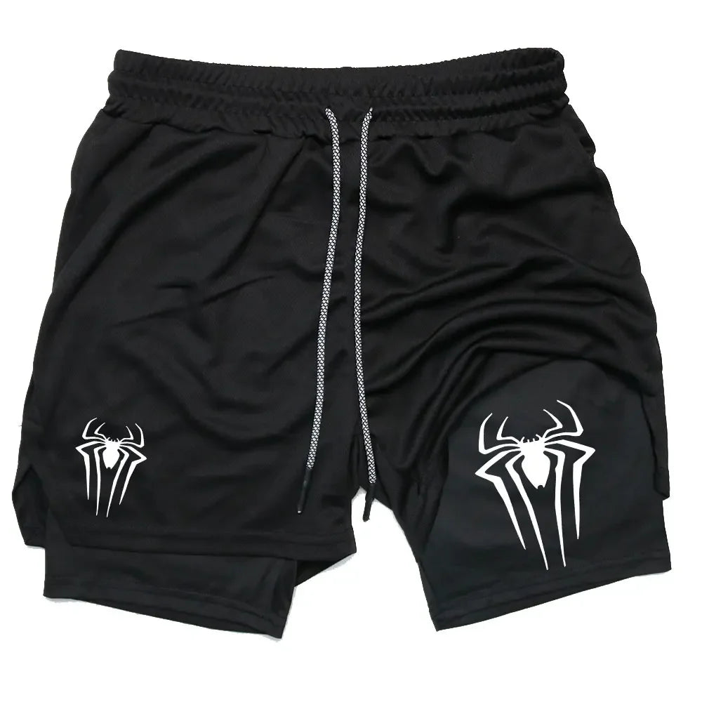 Gym Shorts Spider Man