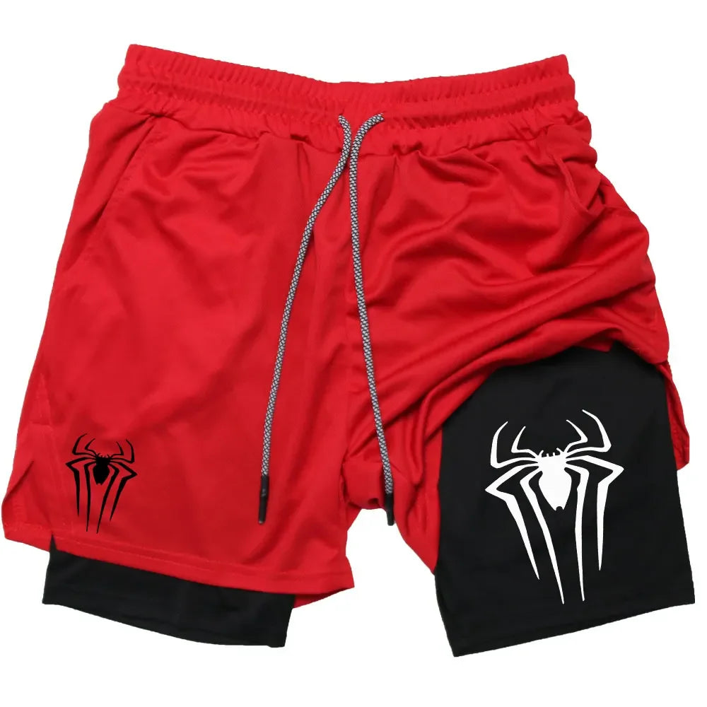 Gym Shorts Spider Man