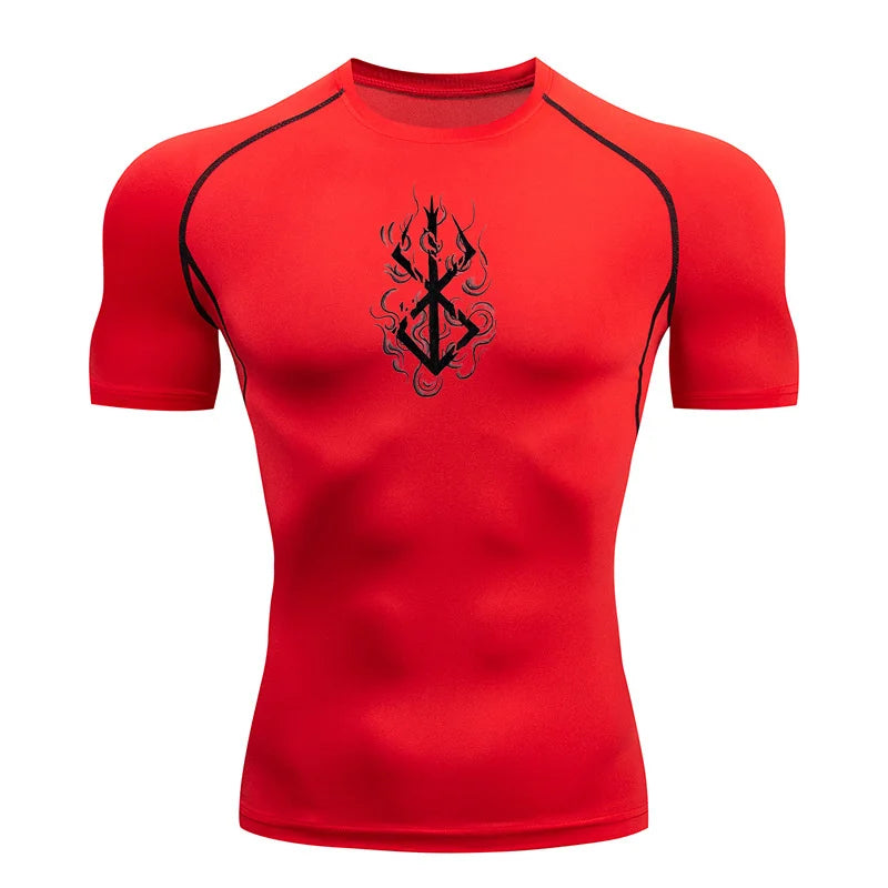 Compression Shirt Shadow Flame