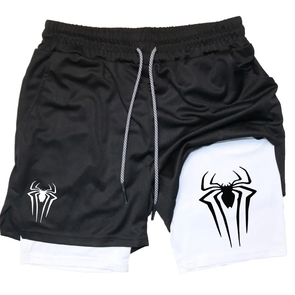 Gym Shorts Spider Man