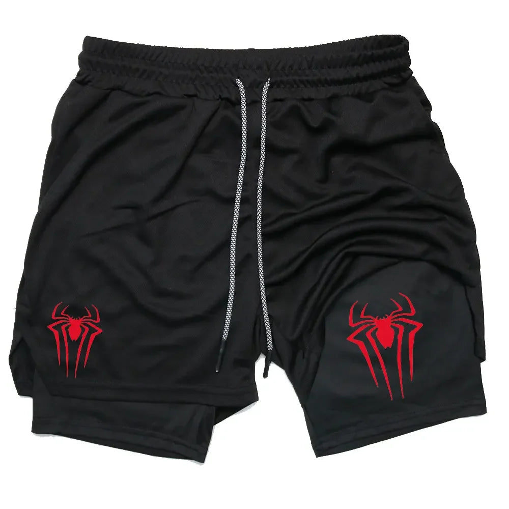 Gym Shorts Spider Man