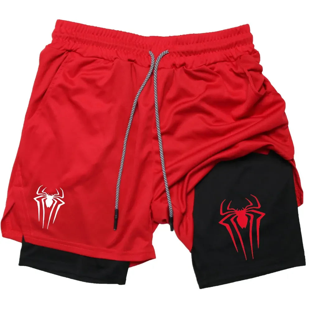 Gym Shorts Spider Man